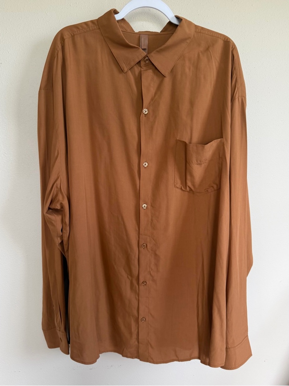 SKIMS Women's Long-Sleeve Button-Up Pajama Cover Up Top
